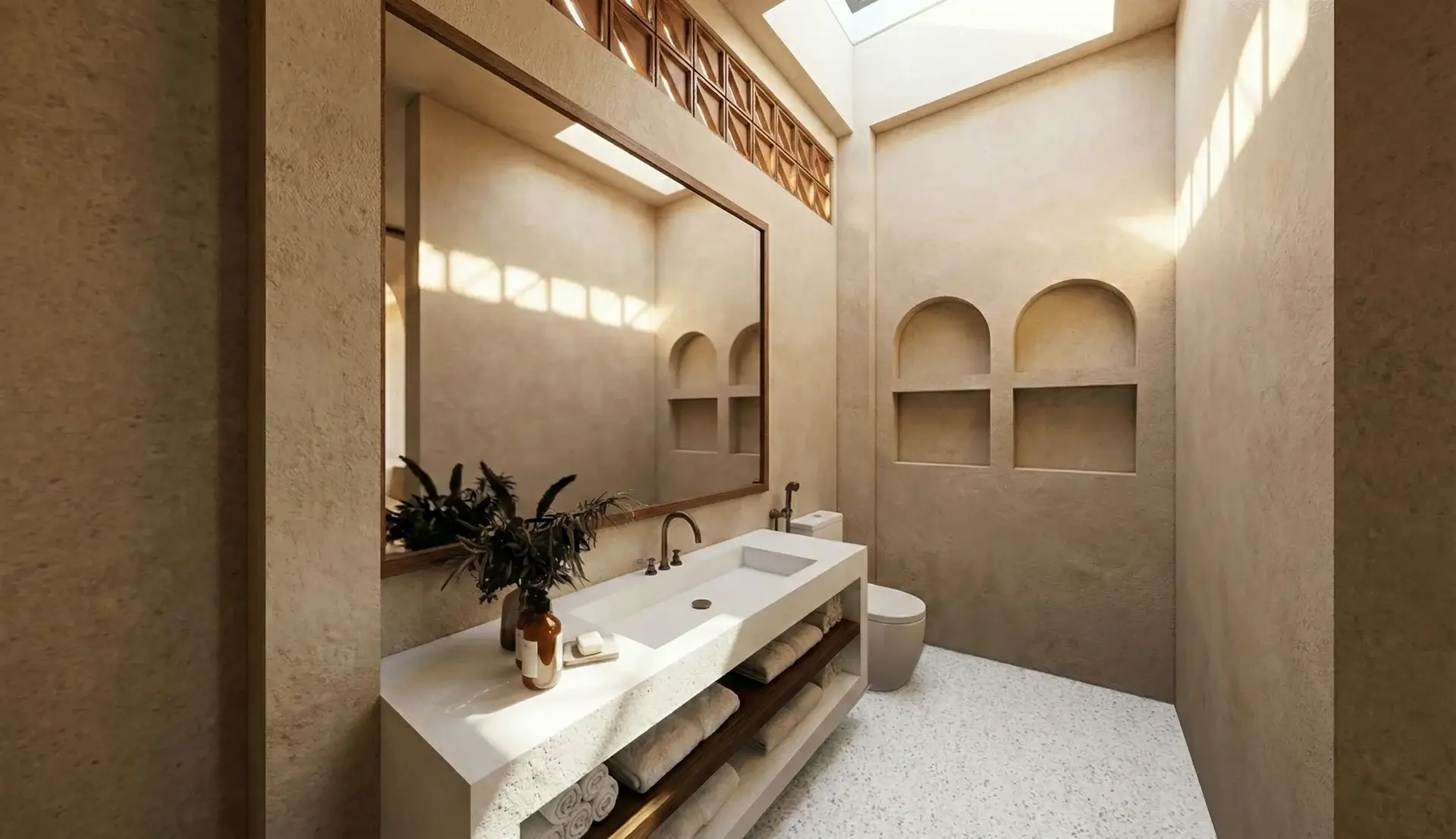 Villa Yume social concept: bathroom