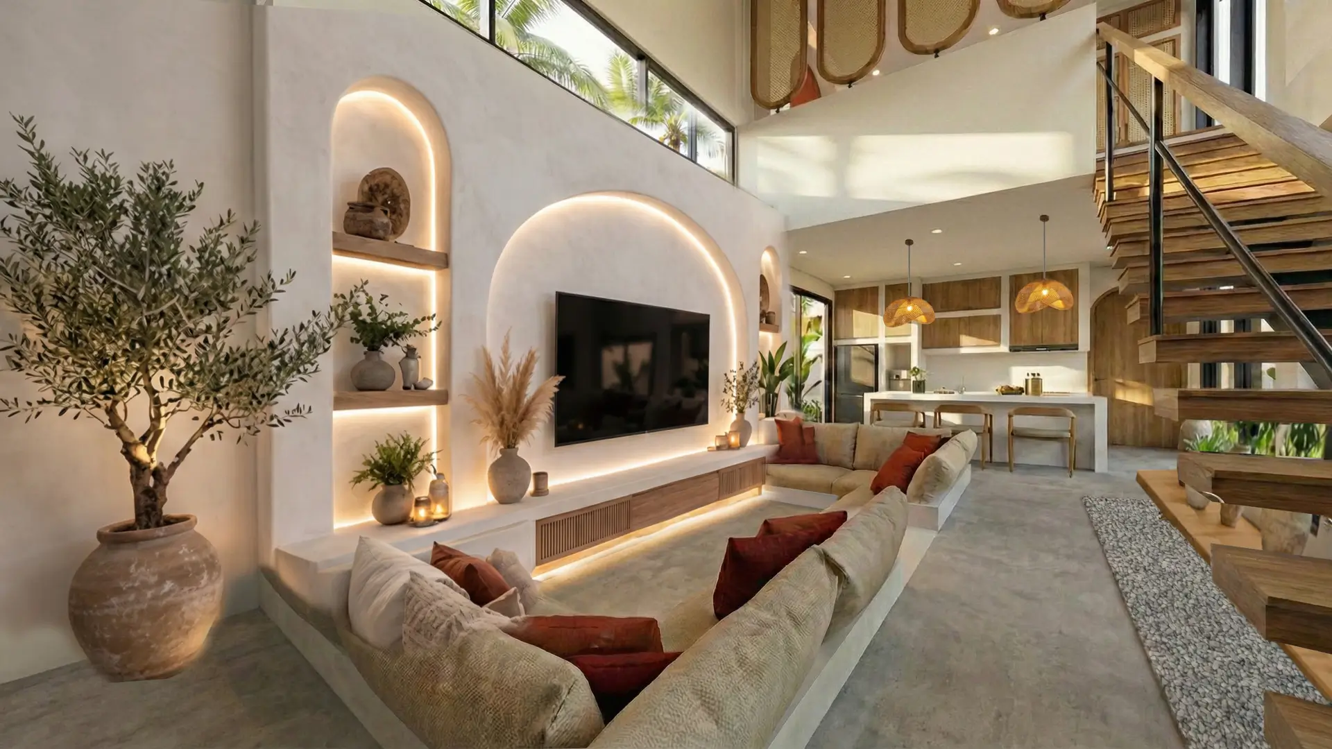 Villa Yume social concept: living room