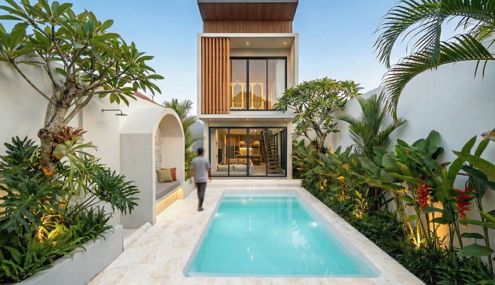 Villa Yume social concept: pool